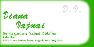 diana vajnai business card